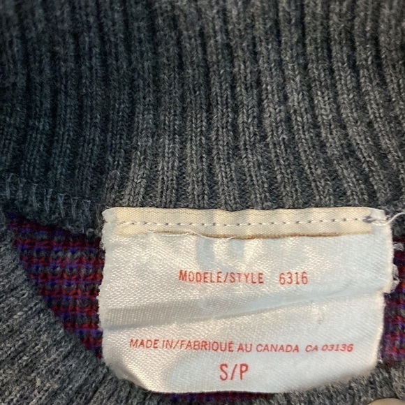 Vintage Mountain Downhill Ski Graphic Sweater Grey Pink Purple - Picture 14 of 15